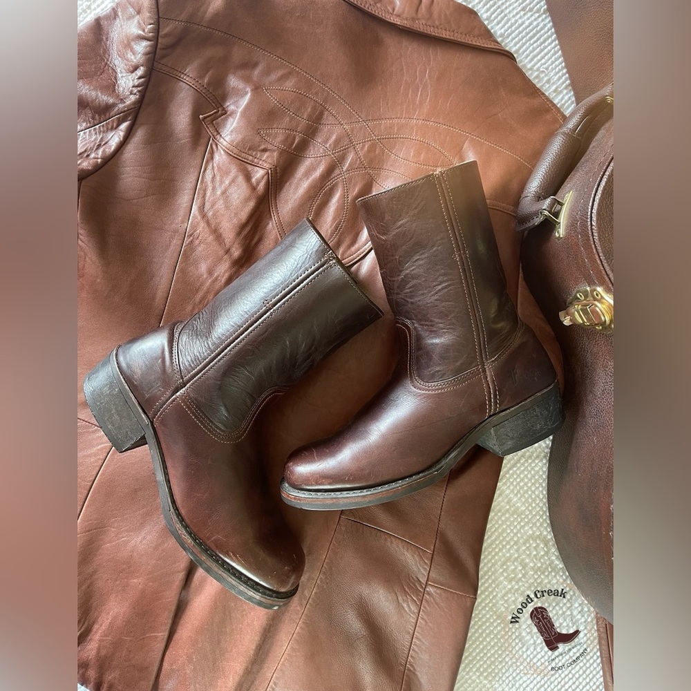 FRYE | Short Campus Boots 10L - Picture 2 of 8